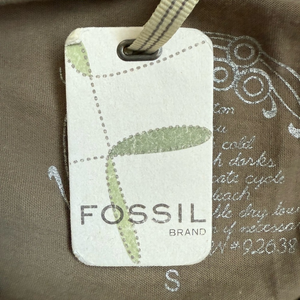 Fossil Classic Beige Long Sleeve Top - Picture 5 of 6